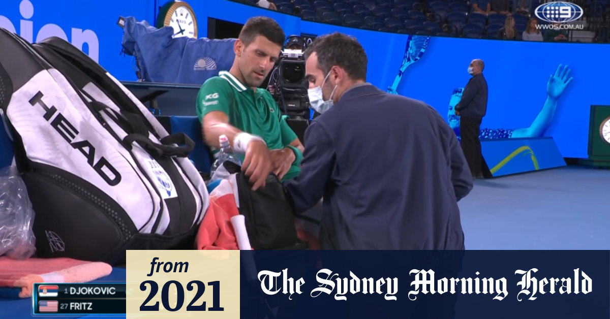 Video Australian Open Novak Djokovic v Taylor Fritz